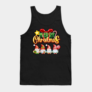 Merry Christmas - Gnome Family Christmas Tank Top